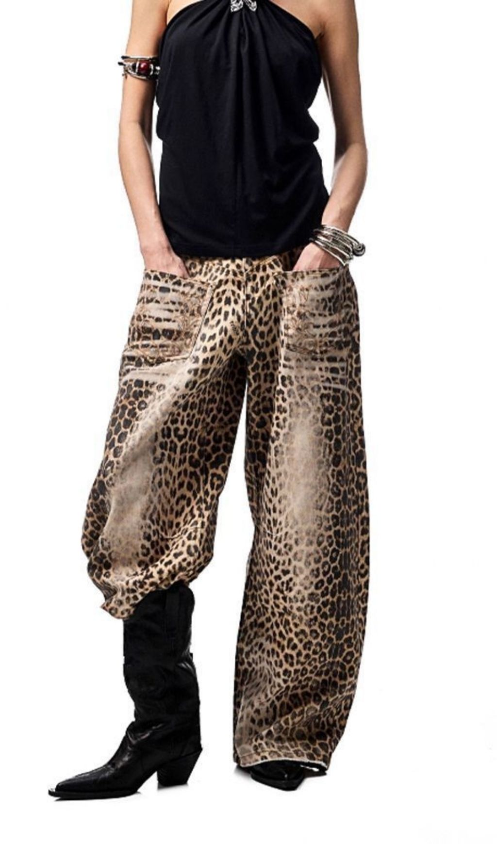 660329d4ad005a4cab7ddd89b21b0a4d Prima Bleached Leopard Jeans