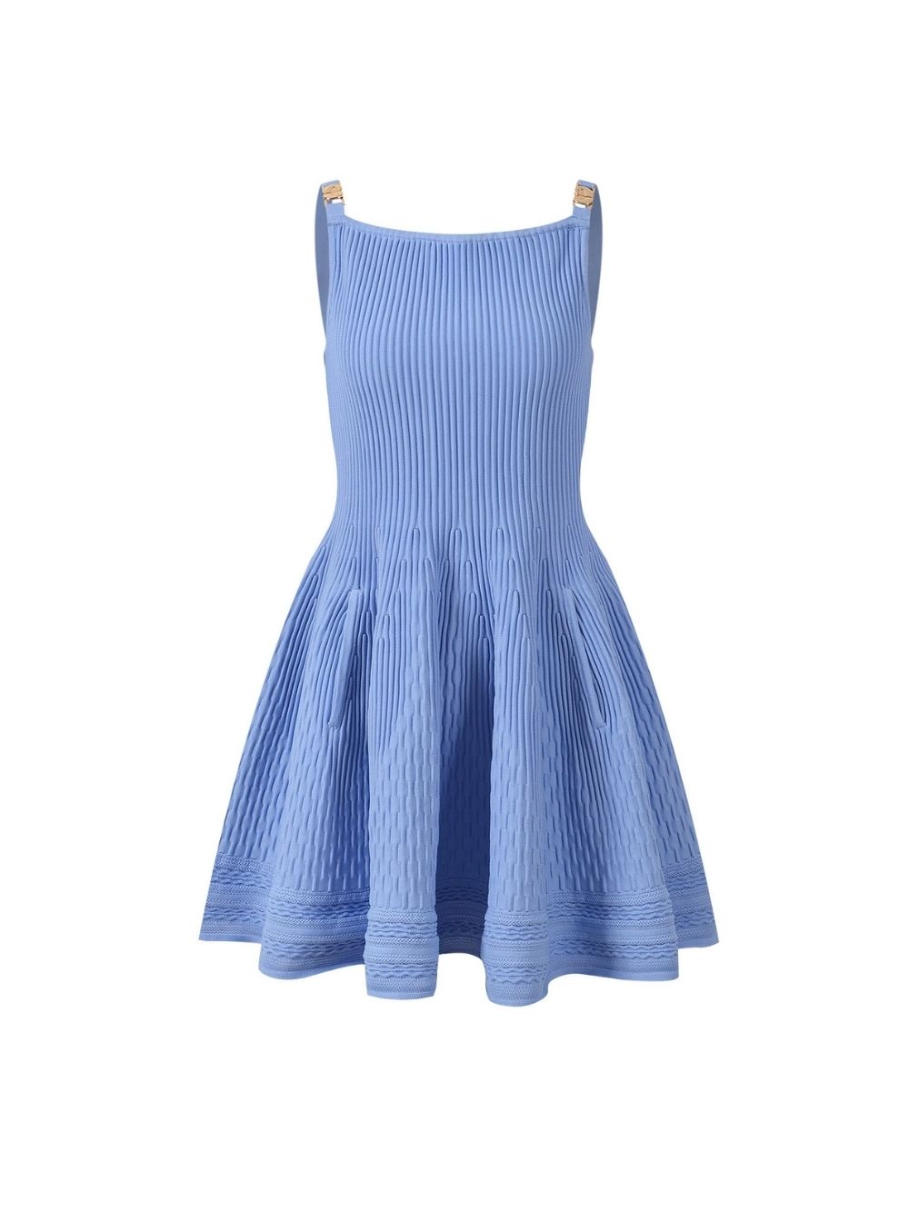 Square Neck Skater Mini Dress - OWNCI Square Neck Skater Mini Dress - OWNCI