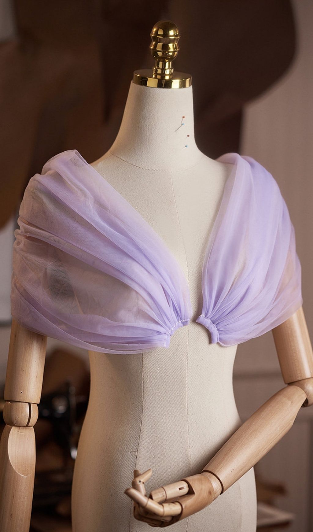 Lei Purple DIY Mesh Shawl - OWNCI Lei Purple DIY Mesh Shawl - OWNCI