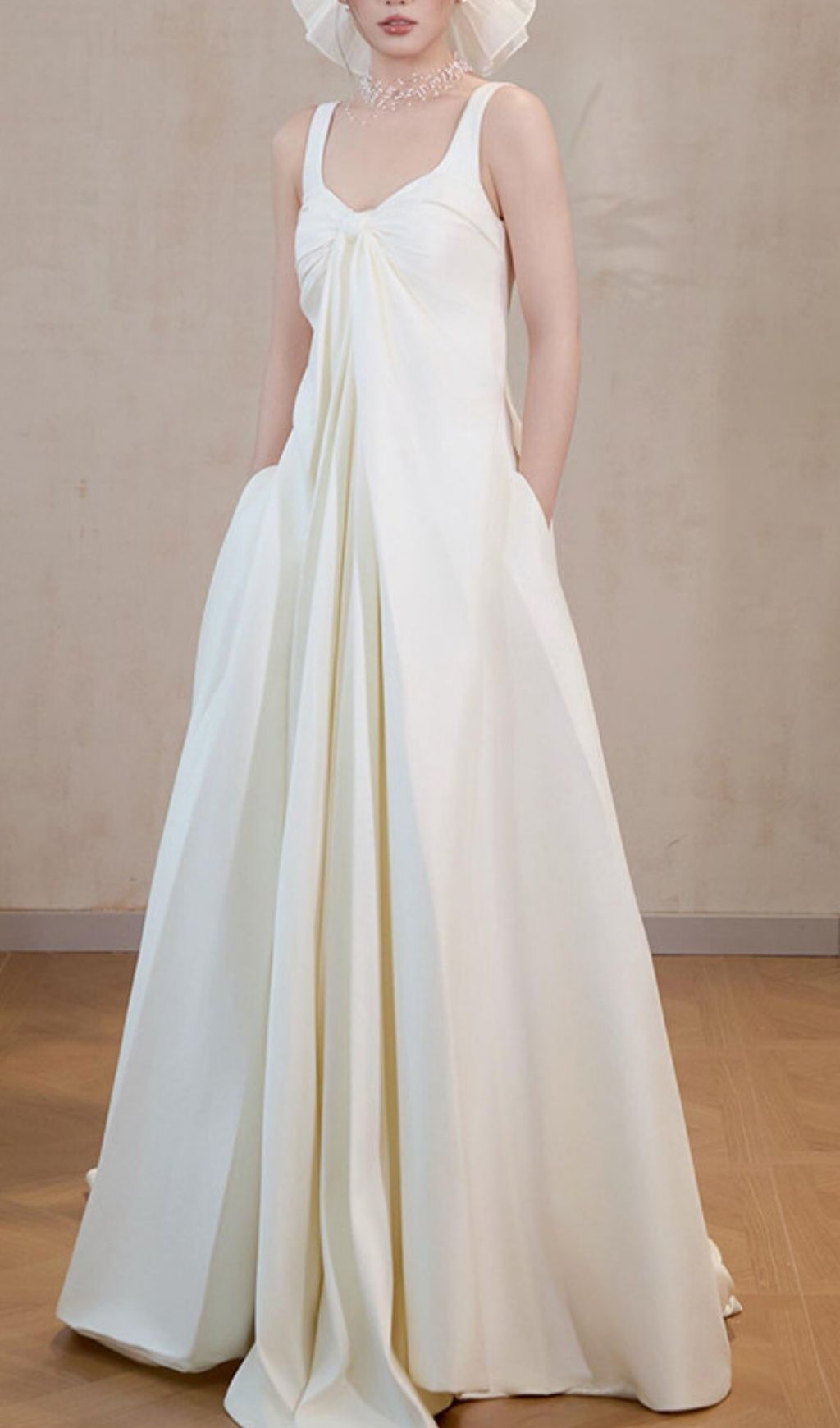 Fashionslee Women Lexia White Strappy Backless Maxi Dress
