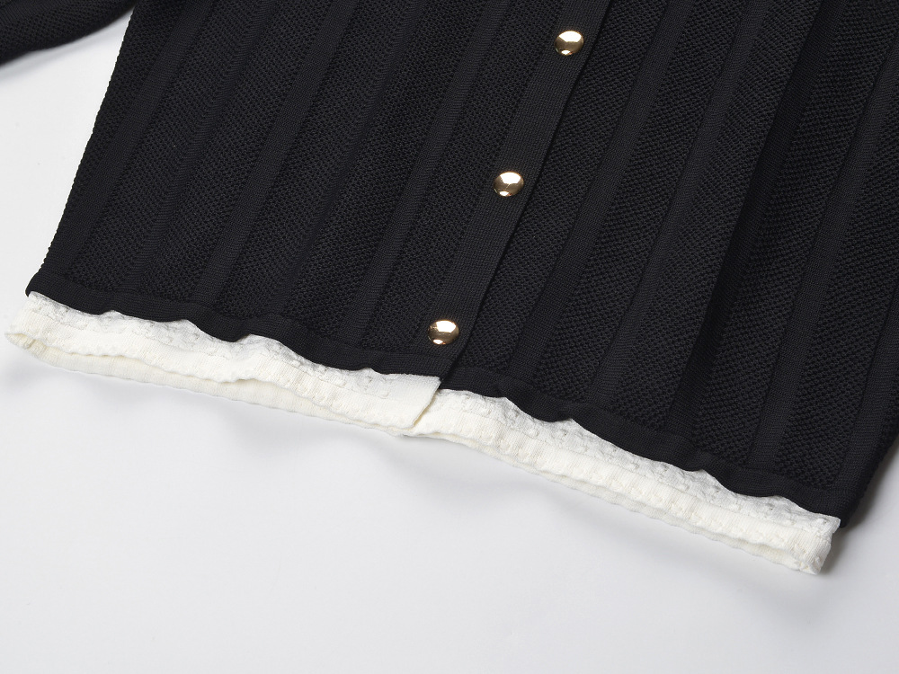 Makana Black Knit Cardigan