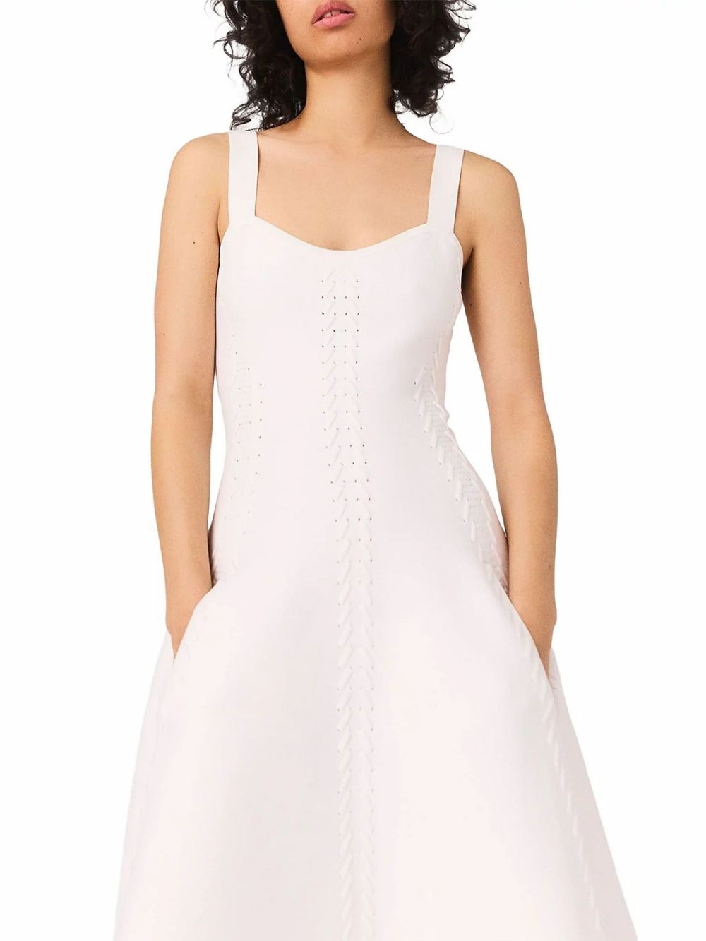 Rorsya Pointelle Knit Midi Dress - OWNCI Rorsya Pointelle Knit Midi Dress - OWNCI