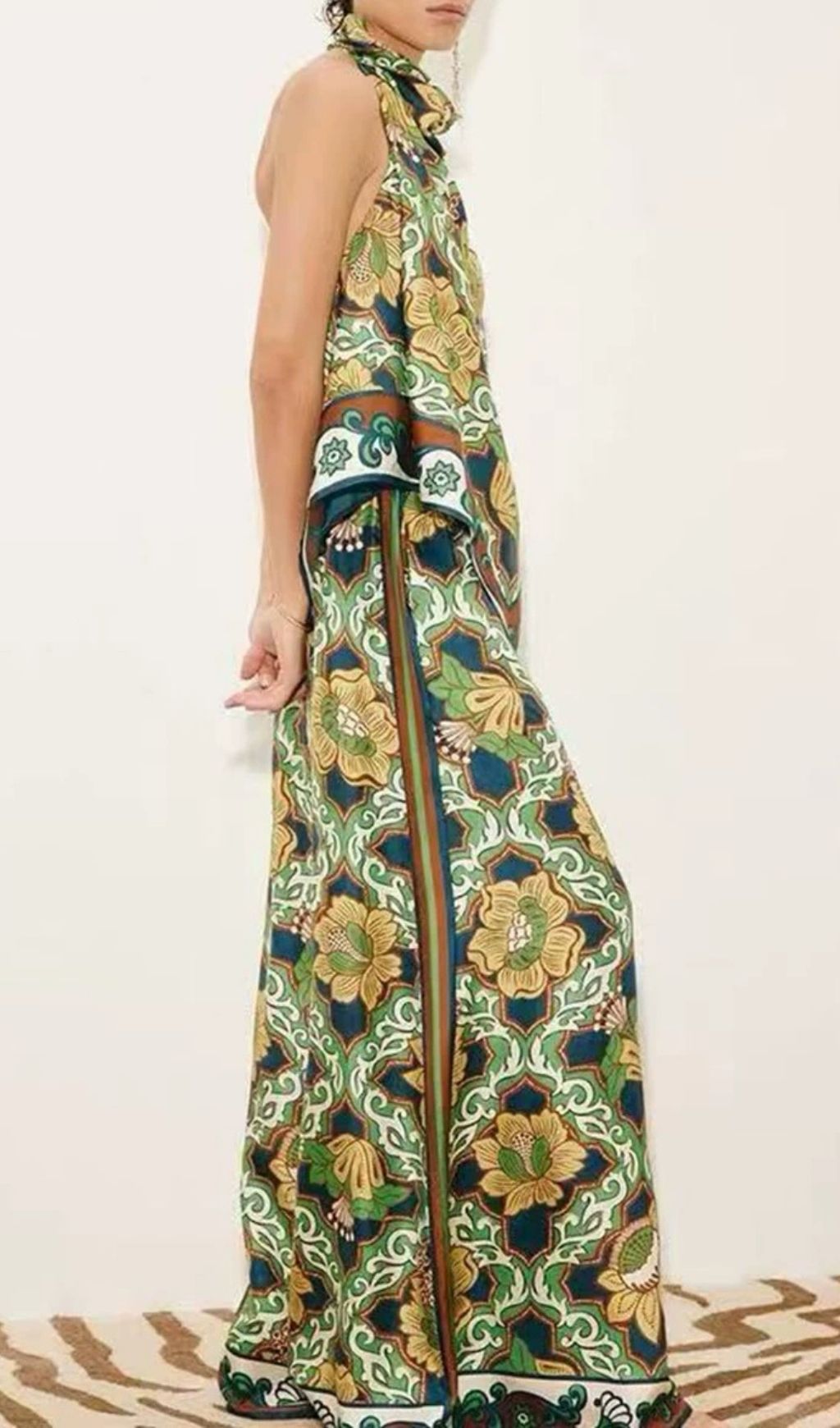Fashionslee Women Madge Printed Two-Piece Set