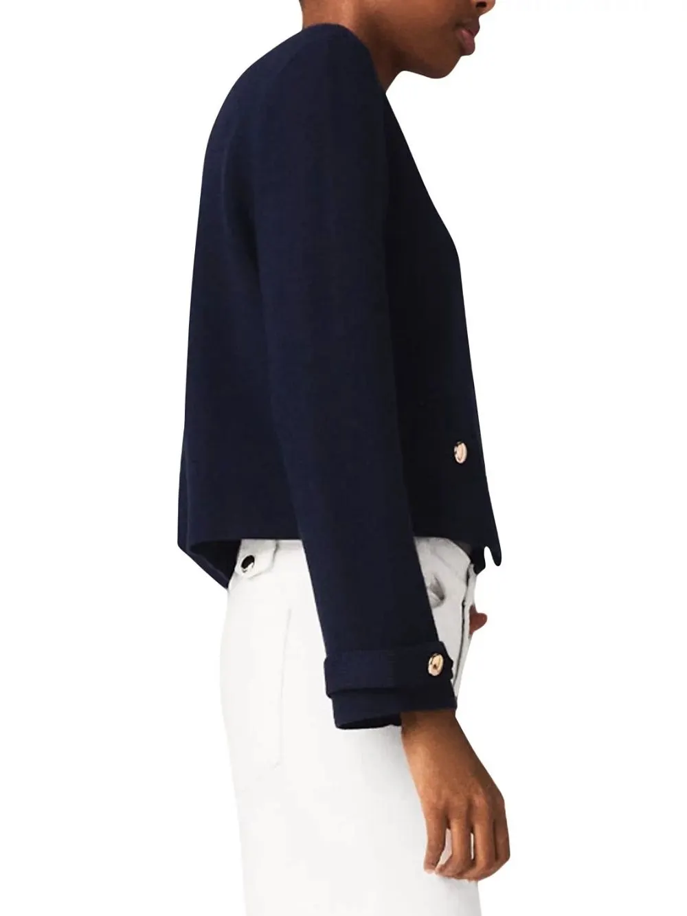 Detachable Embroidered Collar Cardigan - OWNCI Detachable Embroidered Collar Cardigan - OWNCI
