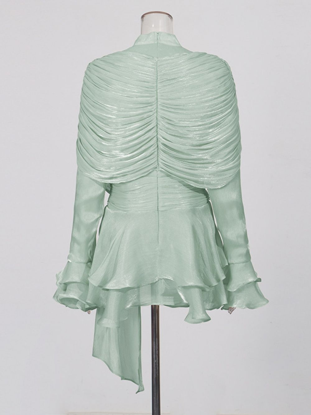 Madelina Long Sleeve Ruched Mini Dress