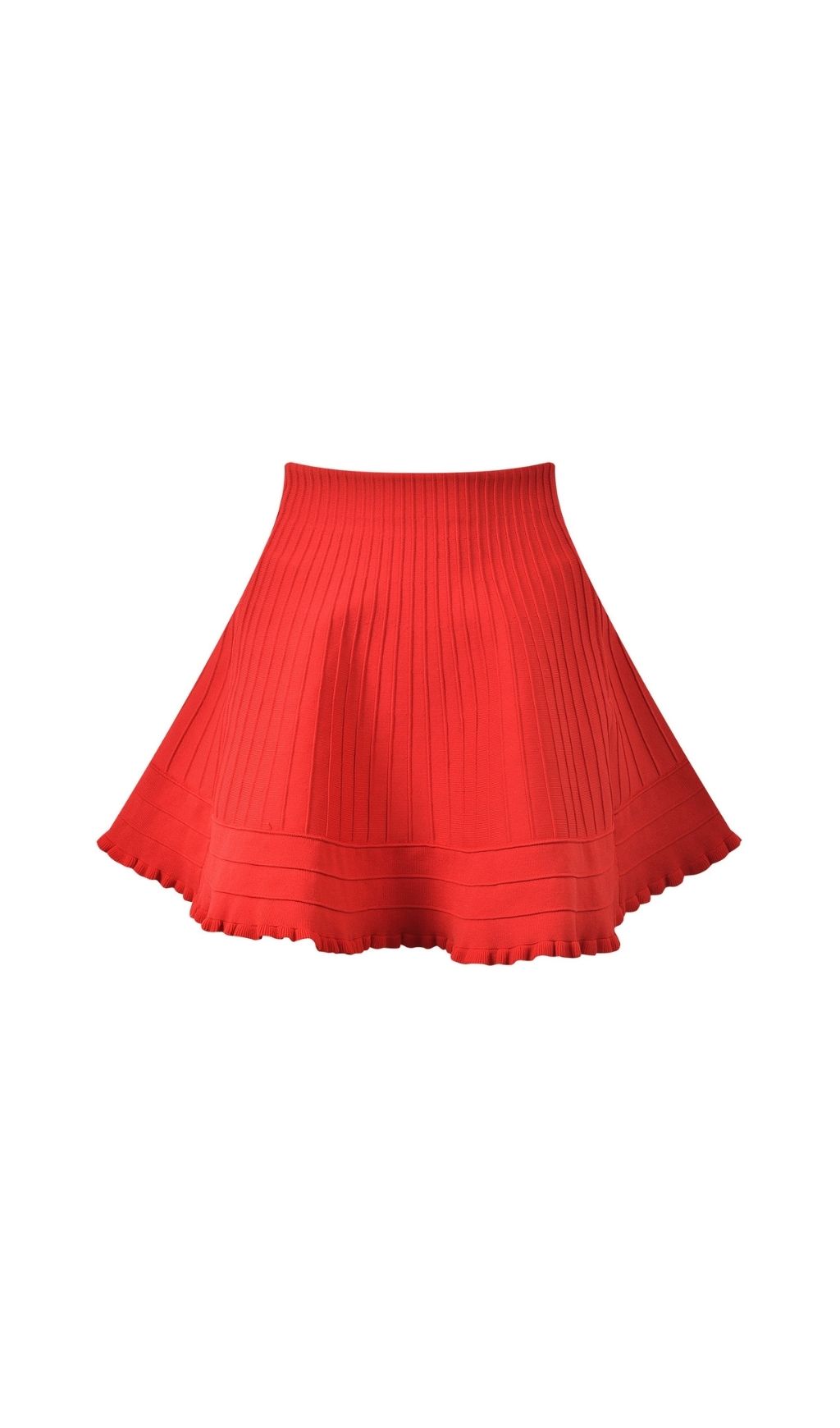 Fashionslee Women Compact Knit Short Skirt