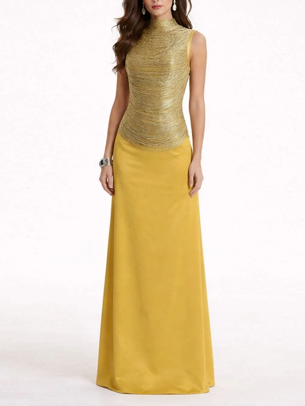 Malkia Gold Tassel Two-Piece Set - OWNCI