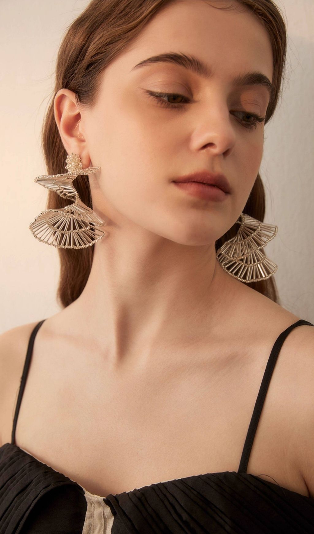 Fashionslee Women Leighna Fan-Shaped Earrings