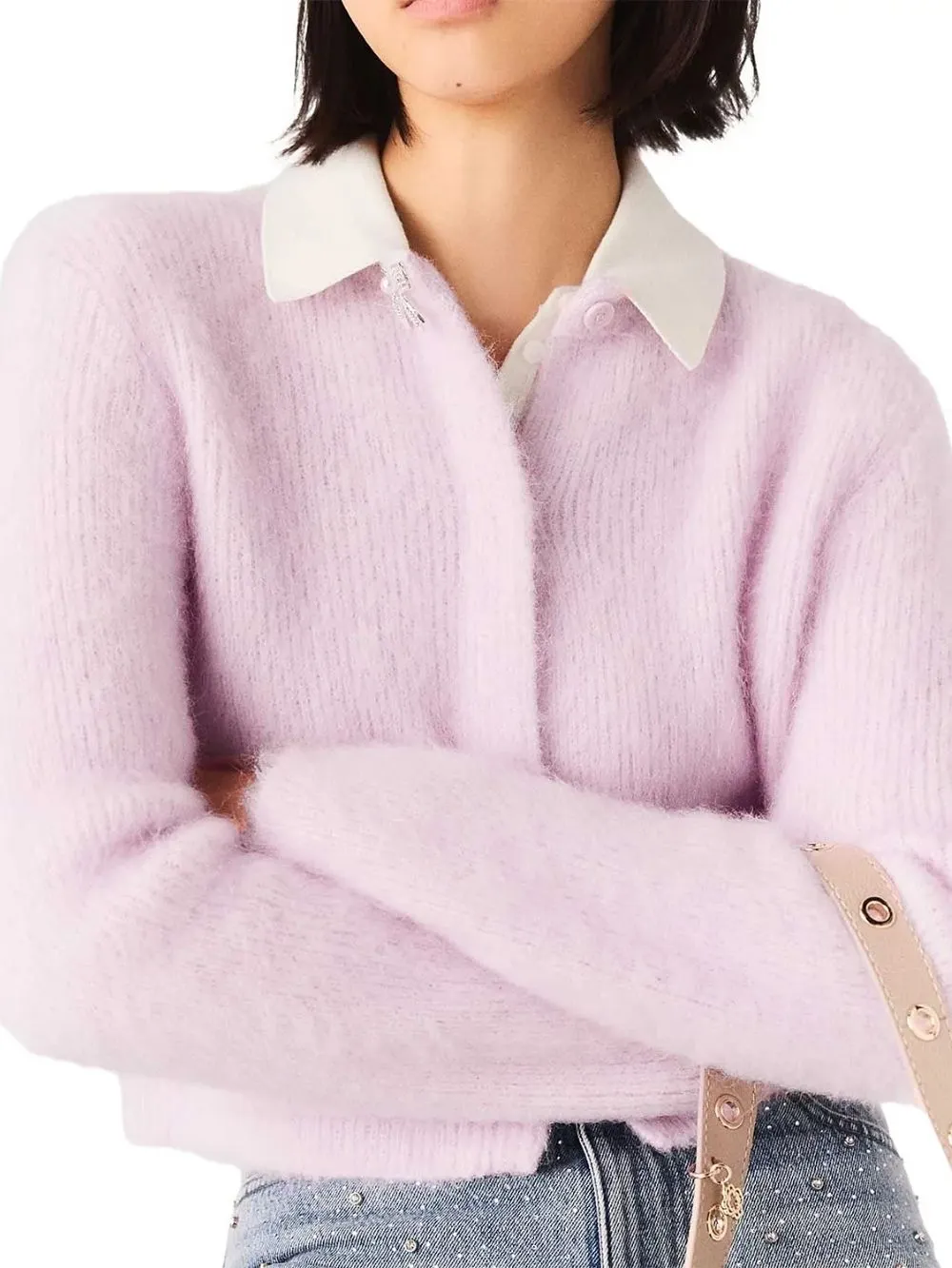 Jeweled Bow Cardigan - OWNCI Jeweled Bow Cardigan - OWNCI