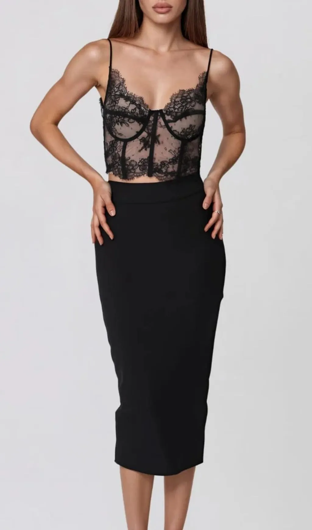 Peylor Spaghetti Lace Top - OWNCI Peylor Spaghetti Lace Top - OWNCI