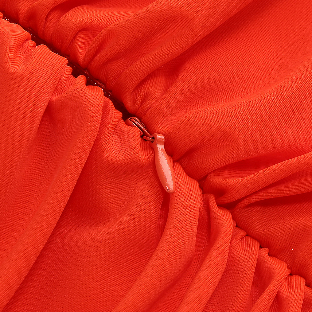 81593e2ddcb7cbb7369bbc7629439dcb Maine Red Halter Backless Maxi Dress