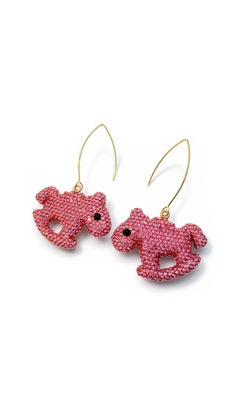 Leilany Pink Animal Earrings