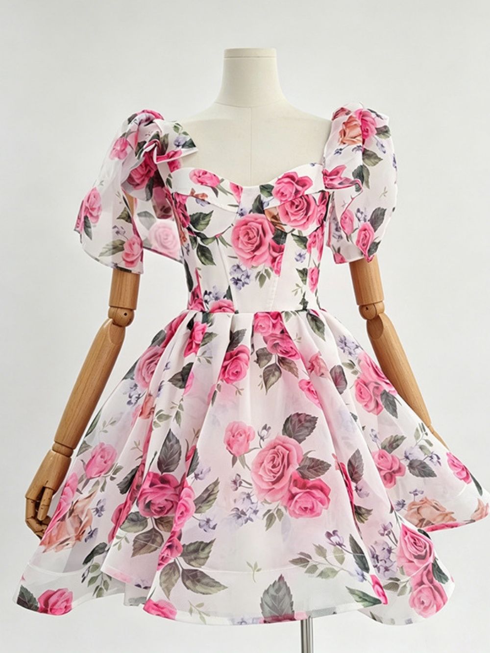 Madra Floral Printed Mini Dress - OWNCI Madra Floral Printed Mini Dress - OWNCI