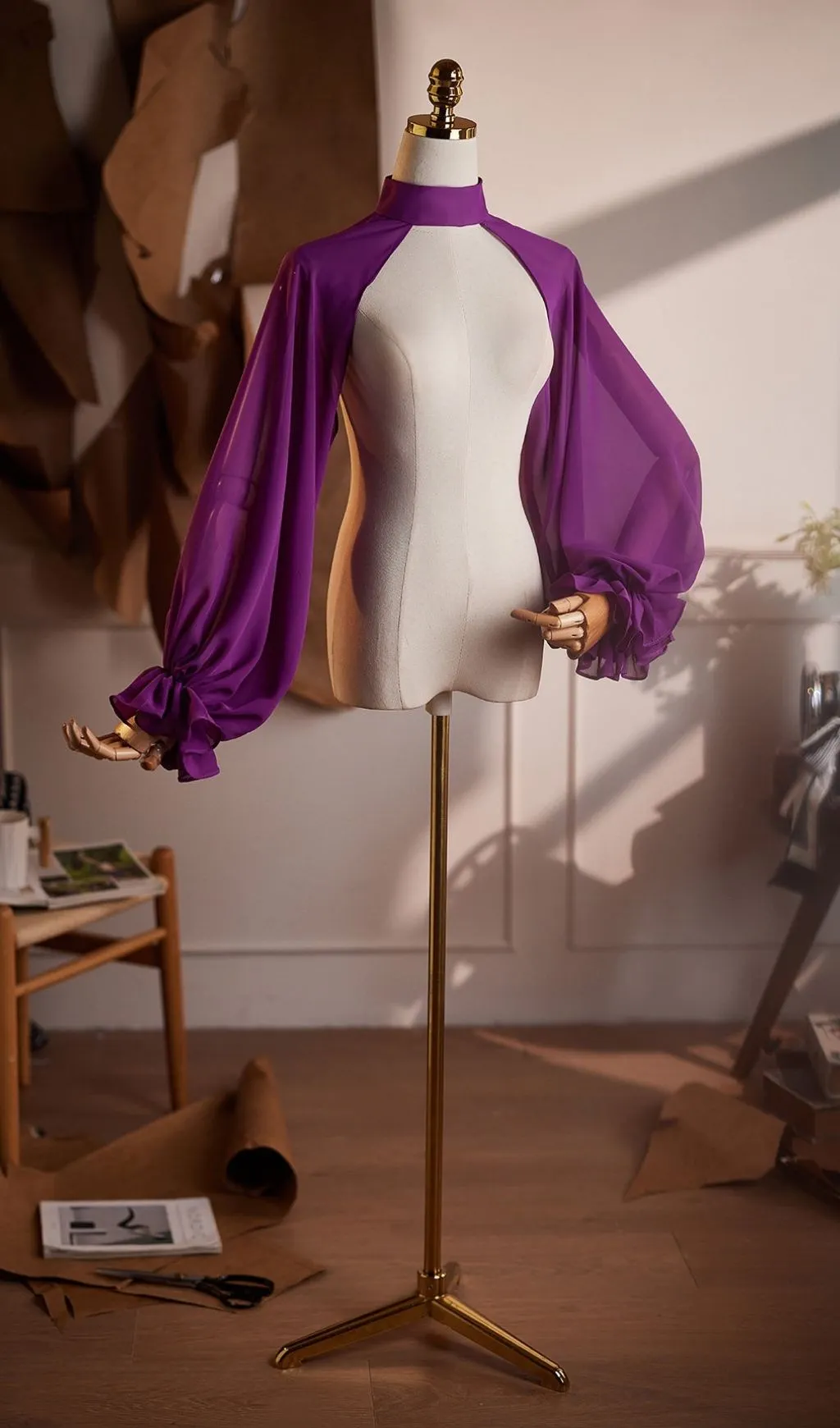 Leila Purple Shawl