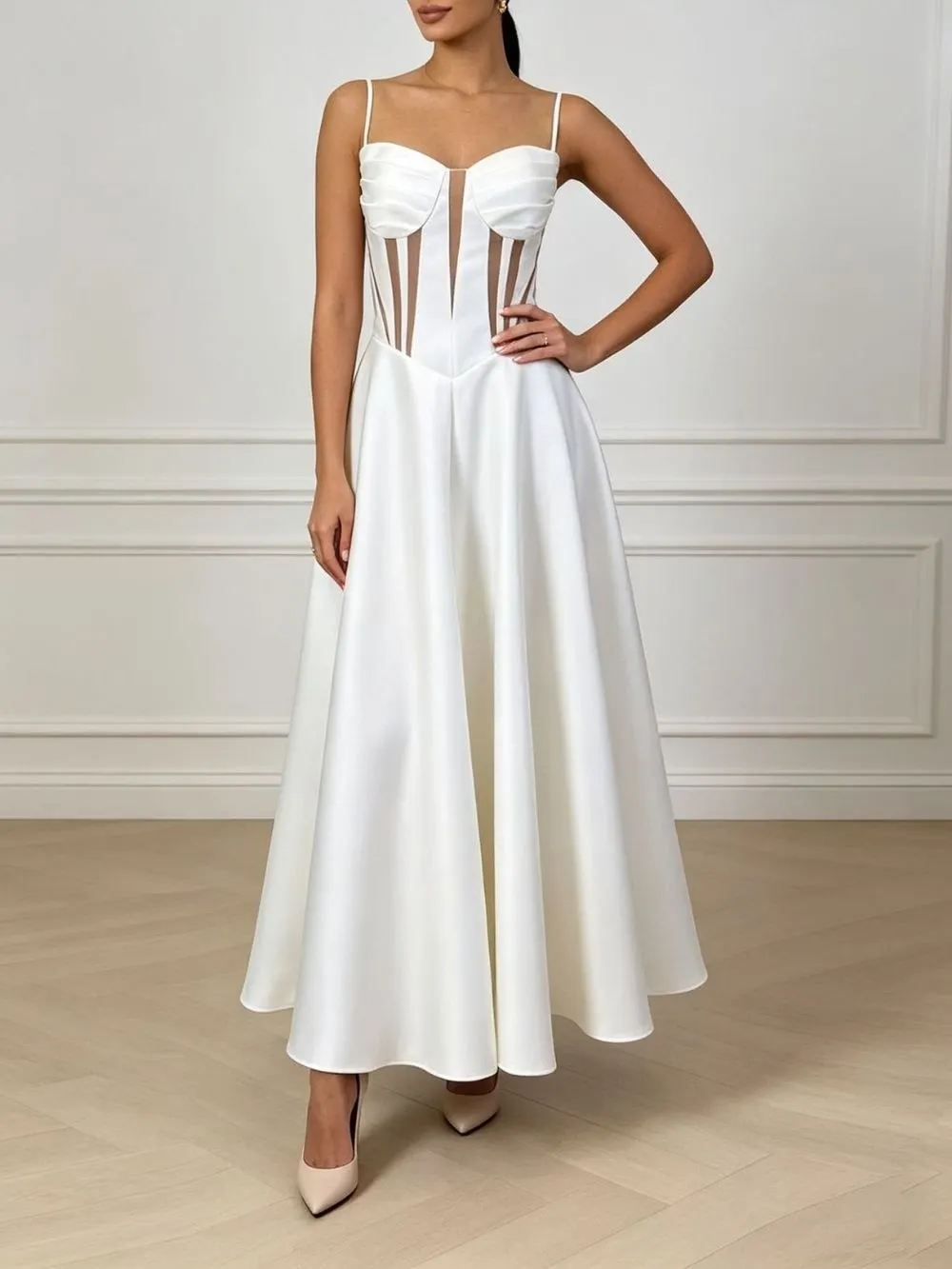 Manasa Spaghetti Maxi Dress - OWNCI Manasa Spaghetti Maxi Dress - OWNCI