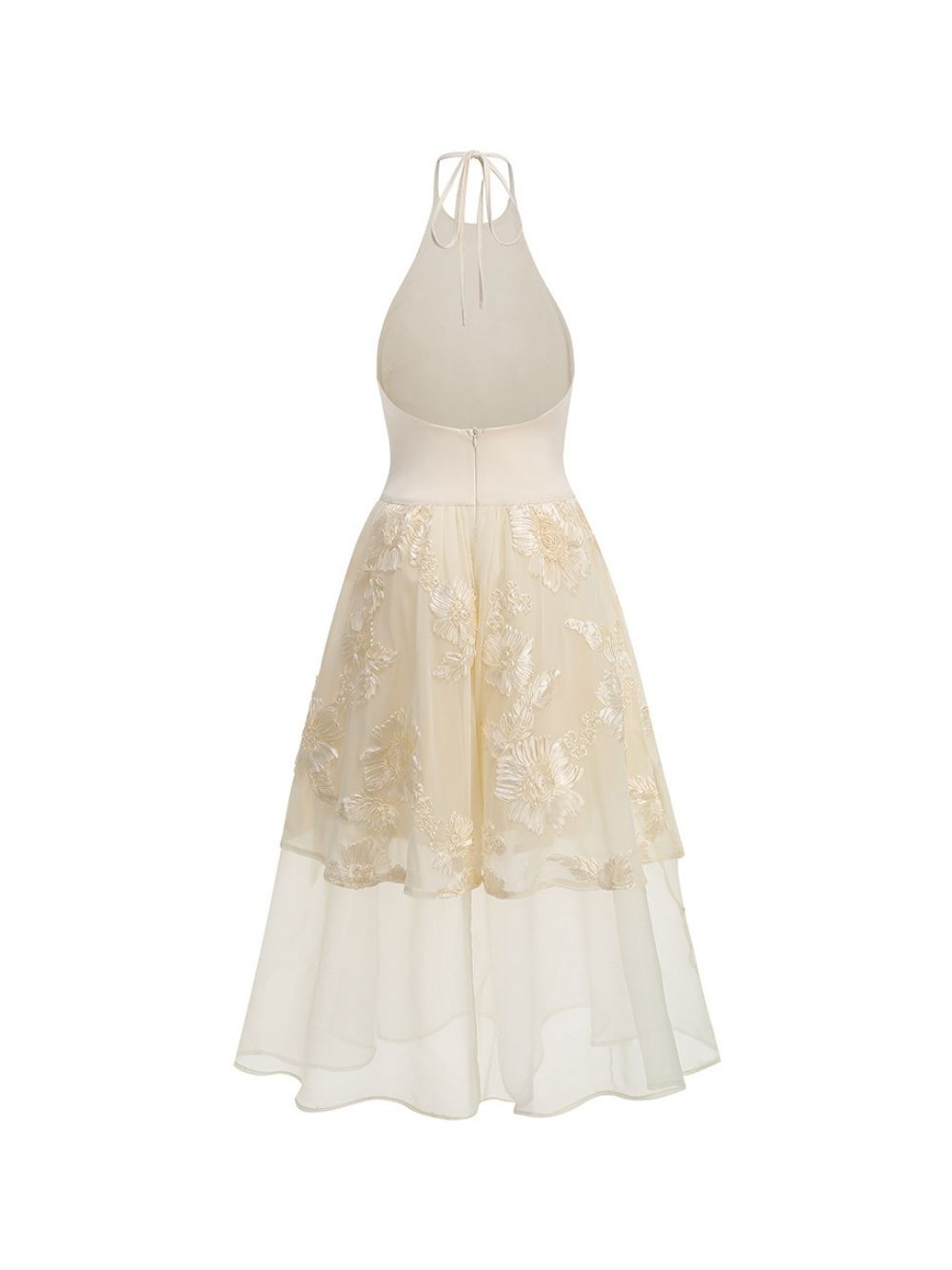 Maik Halter Flower Midi Dress - OWNCI Maik Halter Flower Midi Dress - OWNCI