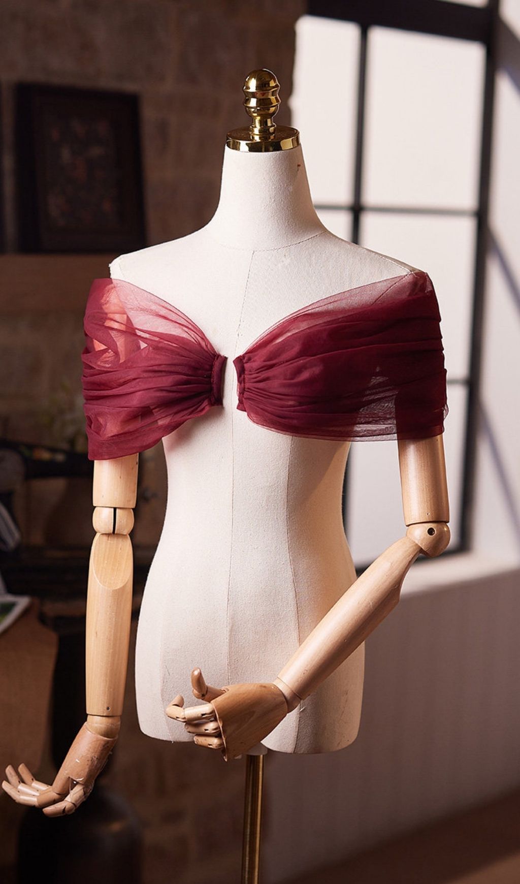 Lei Wine DIY Mesh Shawl - OWNCI Lei Wine DIY Mesh Shawl - OWNCI