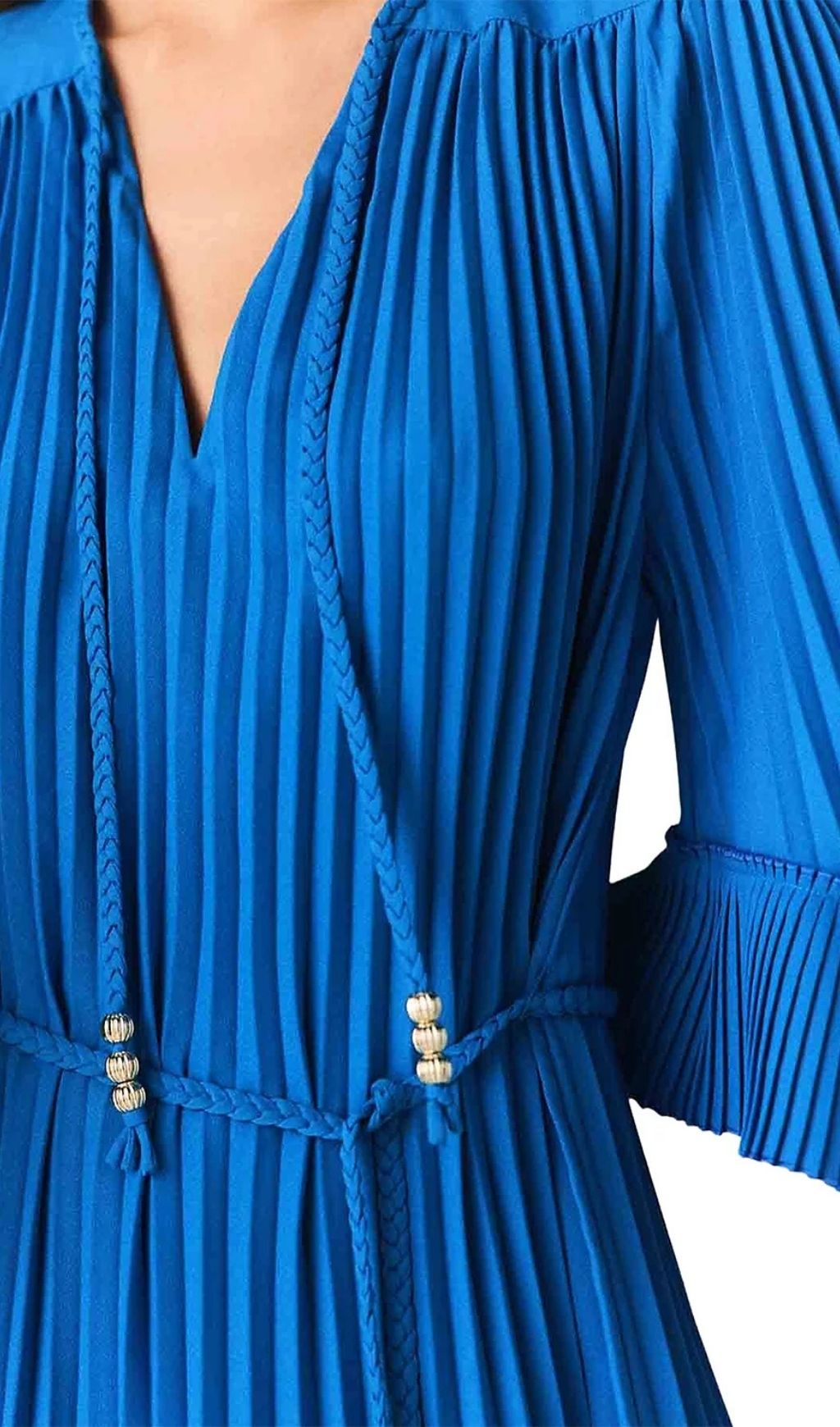Fashionslee Women Rilaje Short Pleated Dress