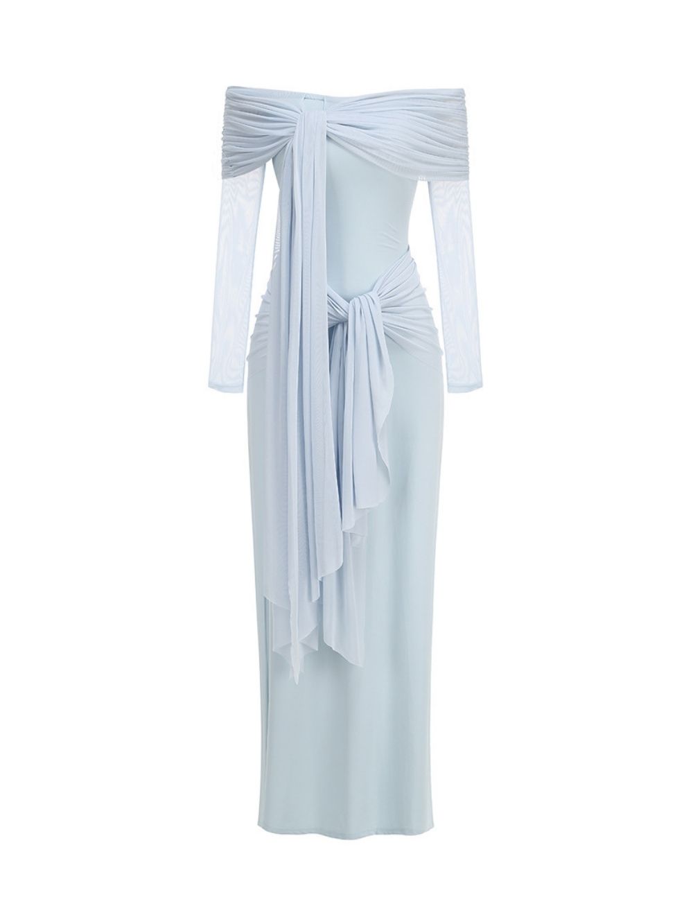 Fashionslee Women Jalenor Off Shoulder Twisted Maxi Dress