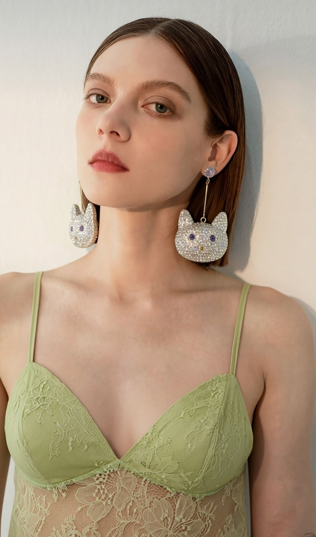Fashionslee Women Leilah Cat Earrings