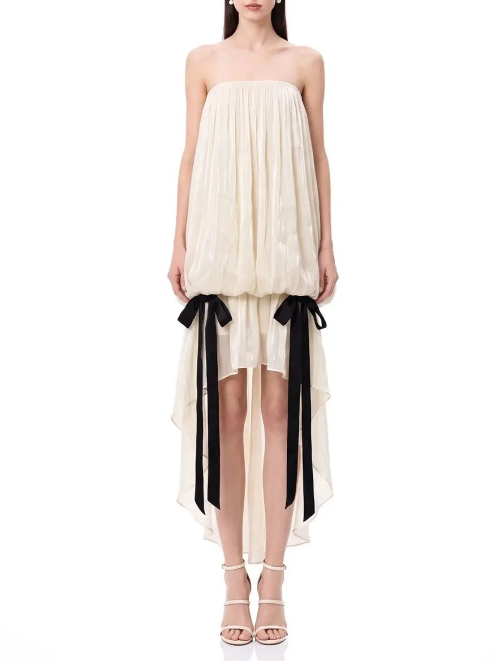 Uldric Strapless Ruched Dress - OWNCI Uldric Strapless Ruched Dress - OWNCI