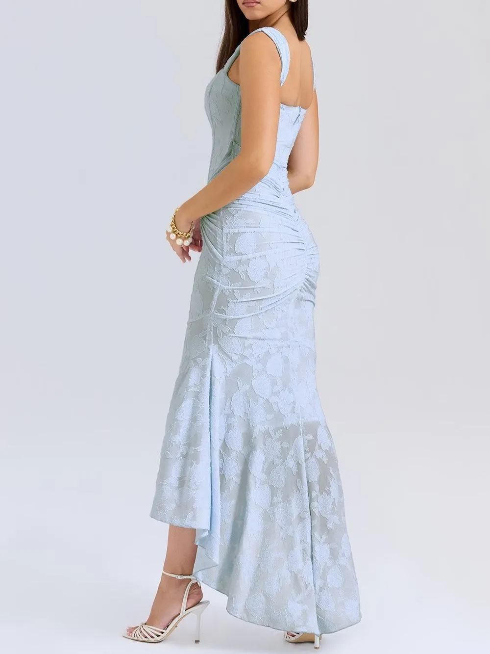 Blue Bell Floral Maxi Dress