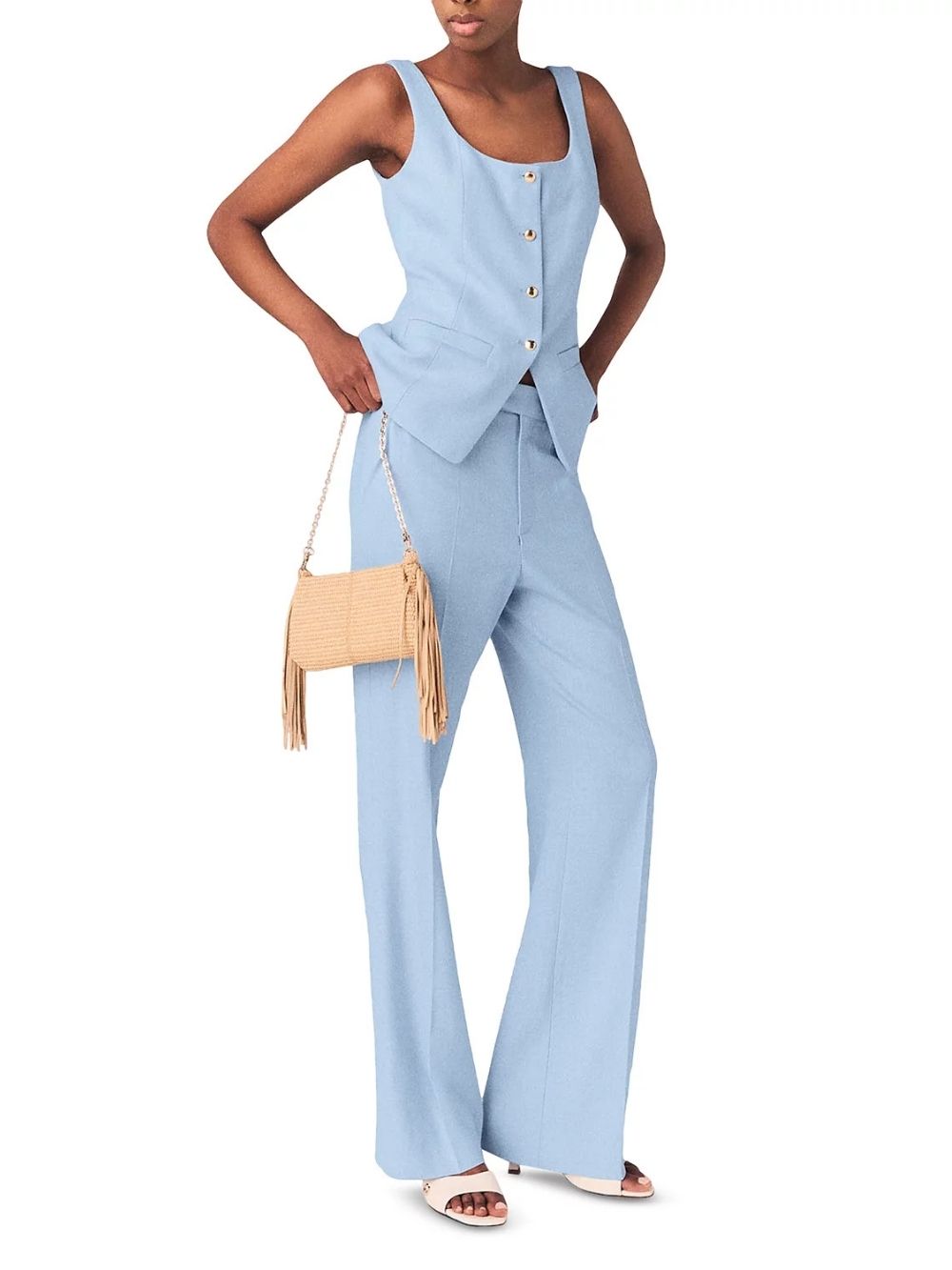Pigalue Pleated Suit Pants