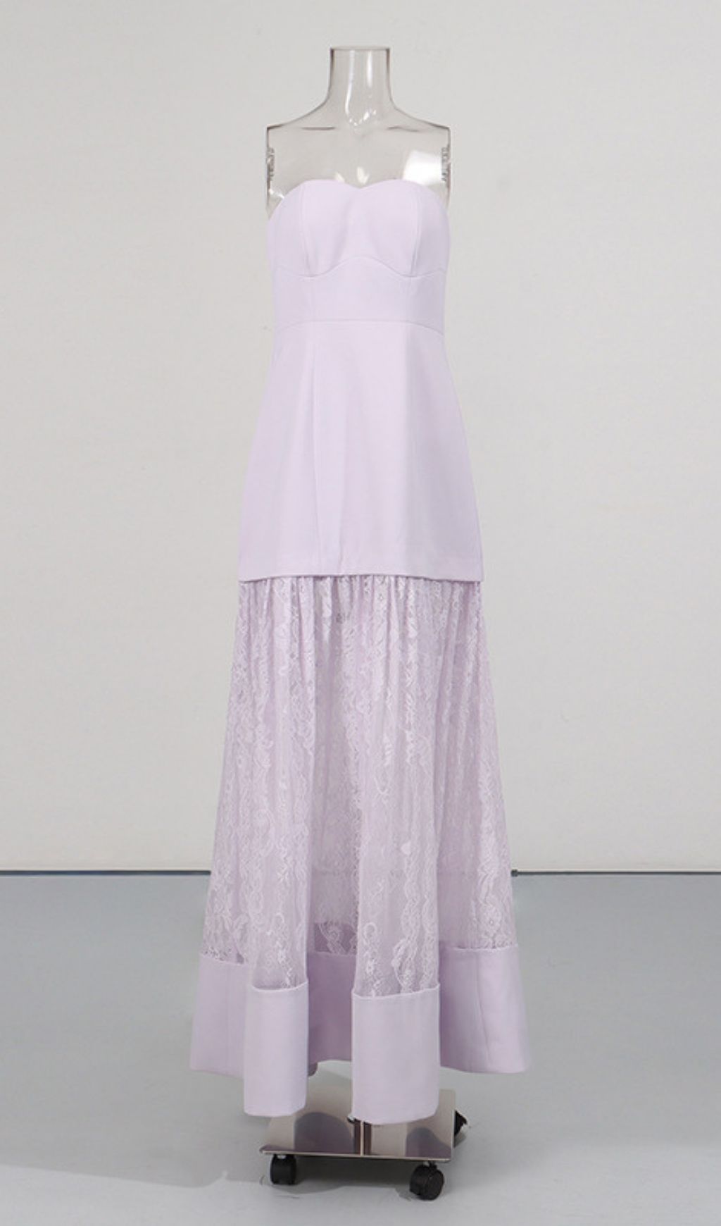 91f406a3eecb8765d25baf3fba5924b9.jpg Fashionslee Women Letty Purple Strapless Lace Maxi Dress