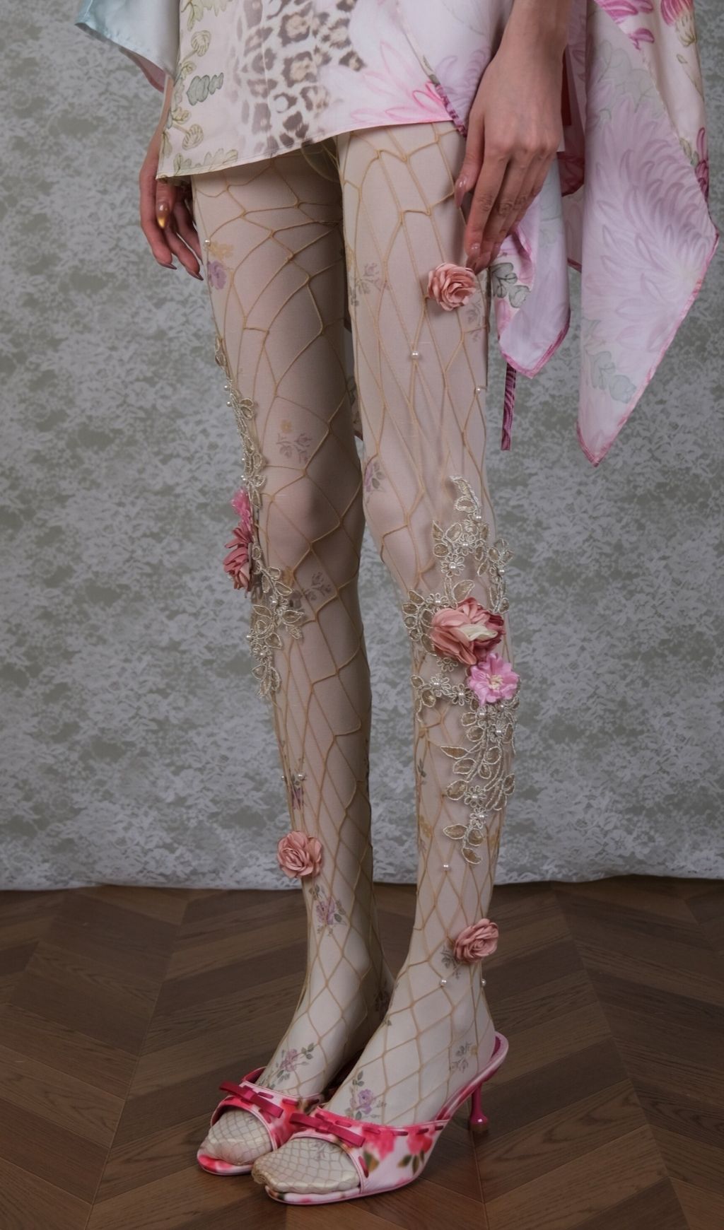 Floral Tights Set