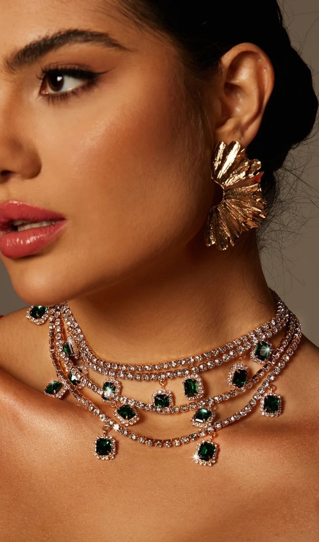 Ahsoka Crystal Fringe Necklace
