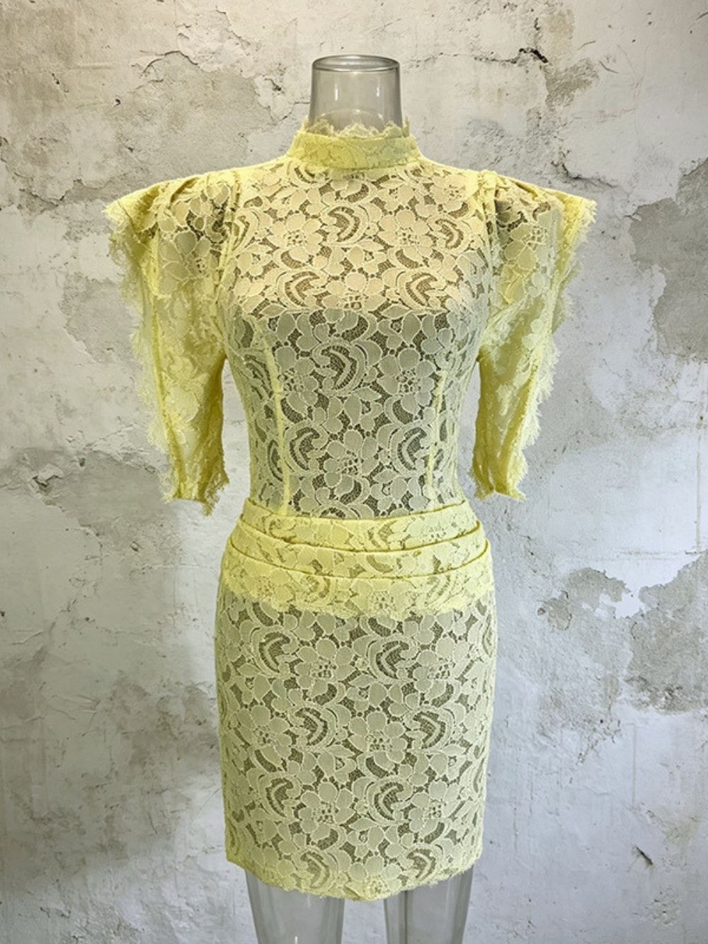 Mandisa Lace Mini Dress - OWNCI