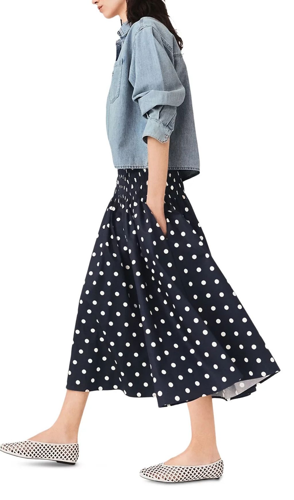 Fashionslee Women Long Cotton Skirt