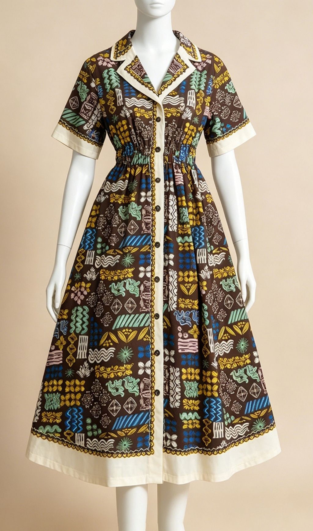 Fashionslee Women Macadrian Printed Maxi Dress