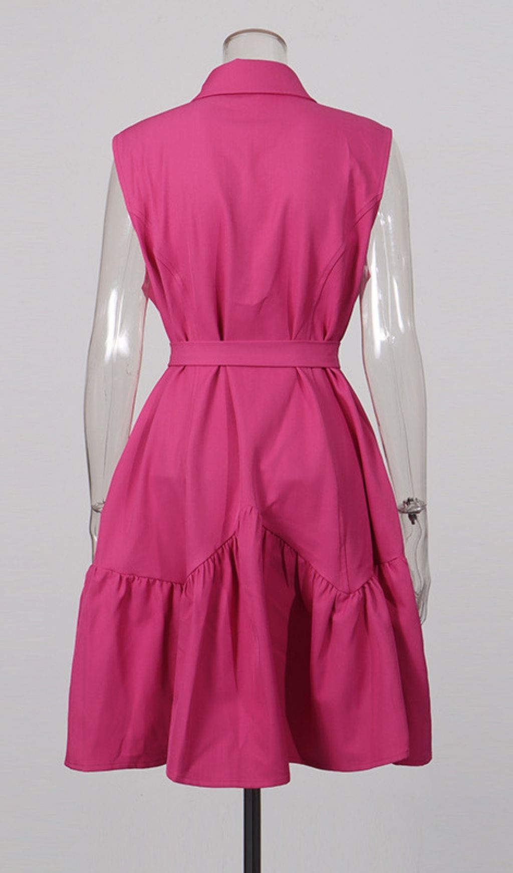Fashionslee Women Leni Single-Breasted Mini Dress