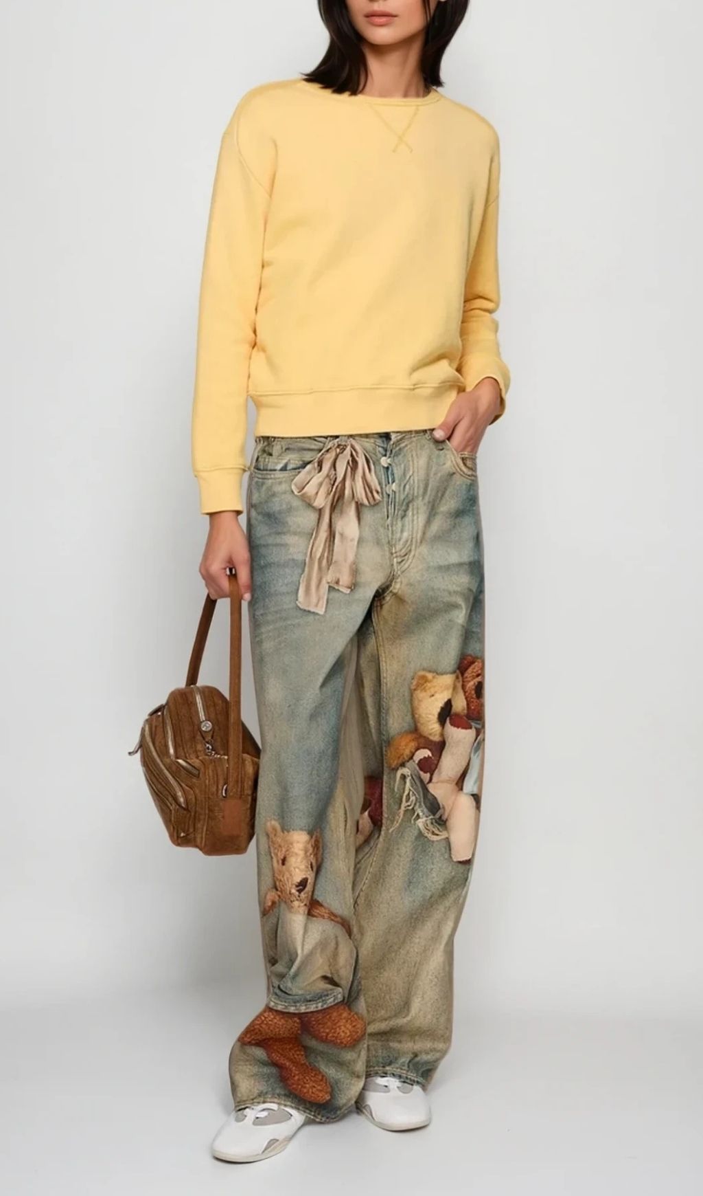 Prima Print Barrel Jeans