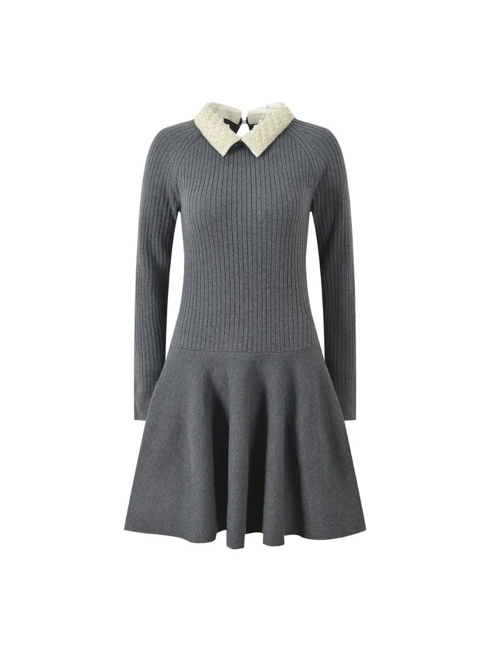 a0fb85004ee914fd47eea8042e2e4264 Ribbed Mini Skater Dress
