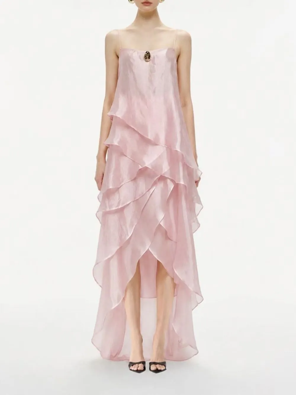 Macaria Strappy Layered Maxi Dress