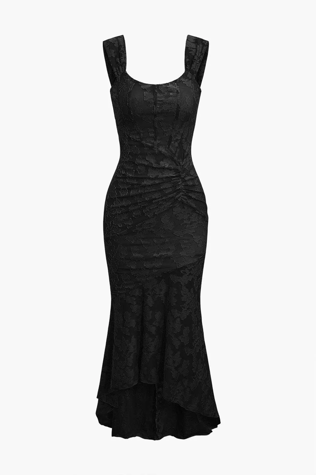 a2ad729562904919585bd07739d7978c Black Bell Floral Maxi Dress