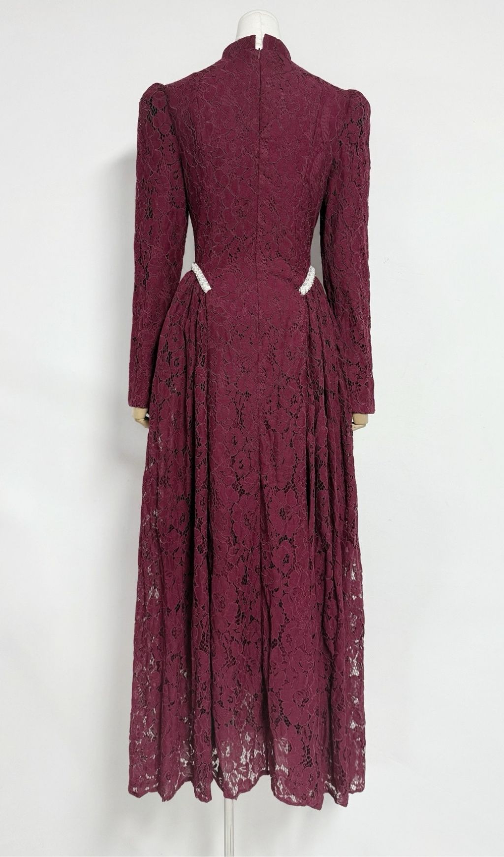 a3777379c380db9e027ca689759a5bd1.jpg Fashionslee Women Macey Lace Long Sleeve Beaded Maxi Dress