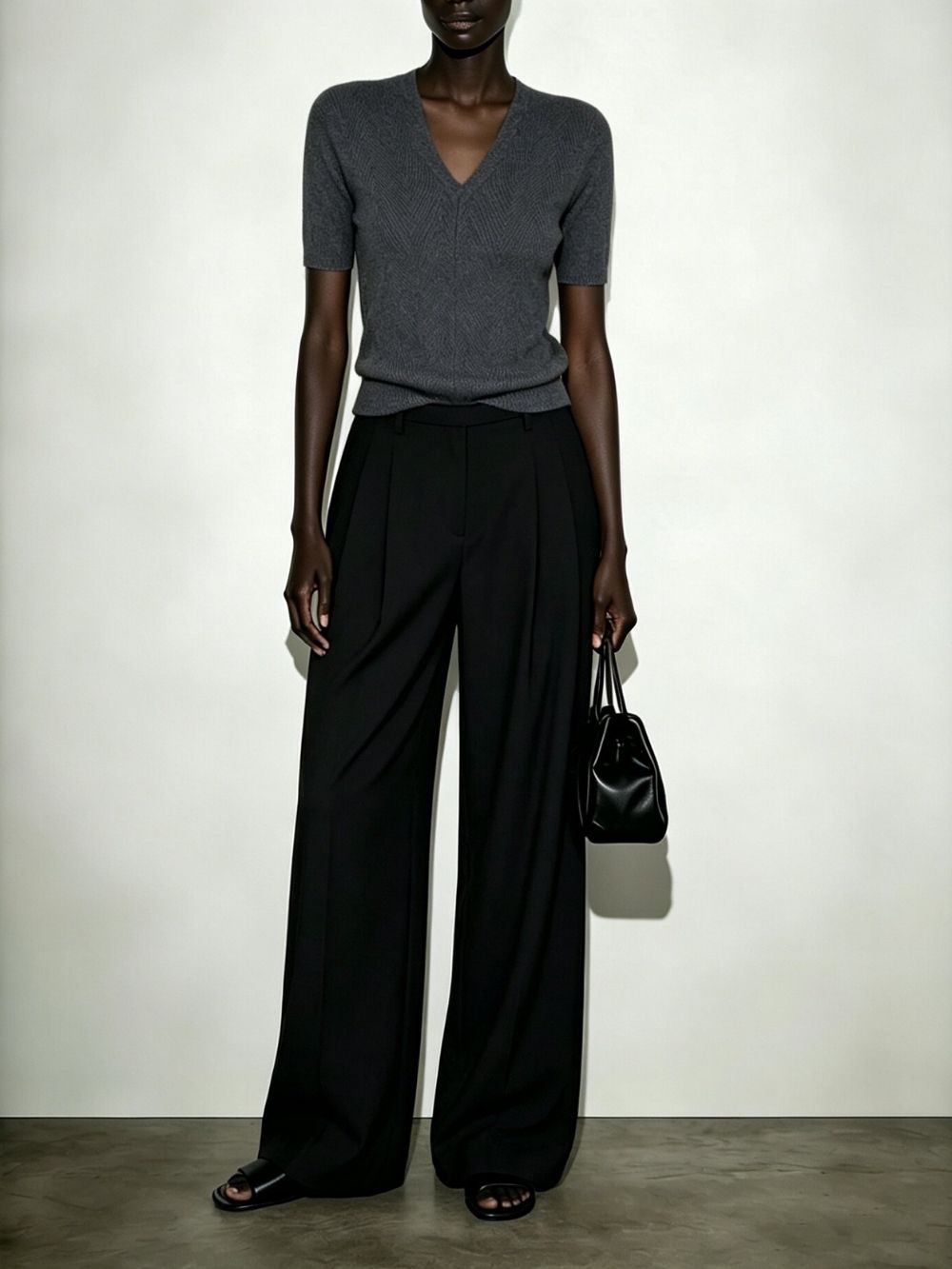 Majesty V-Neck Knit Top - OWNCI