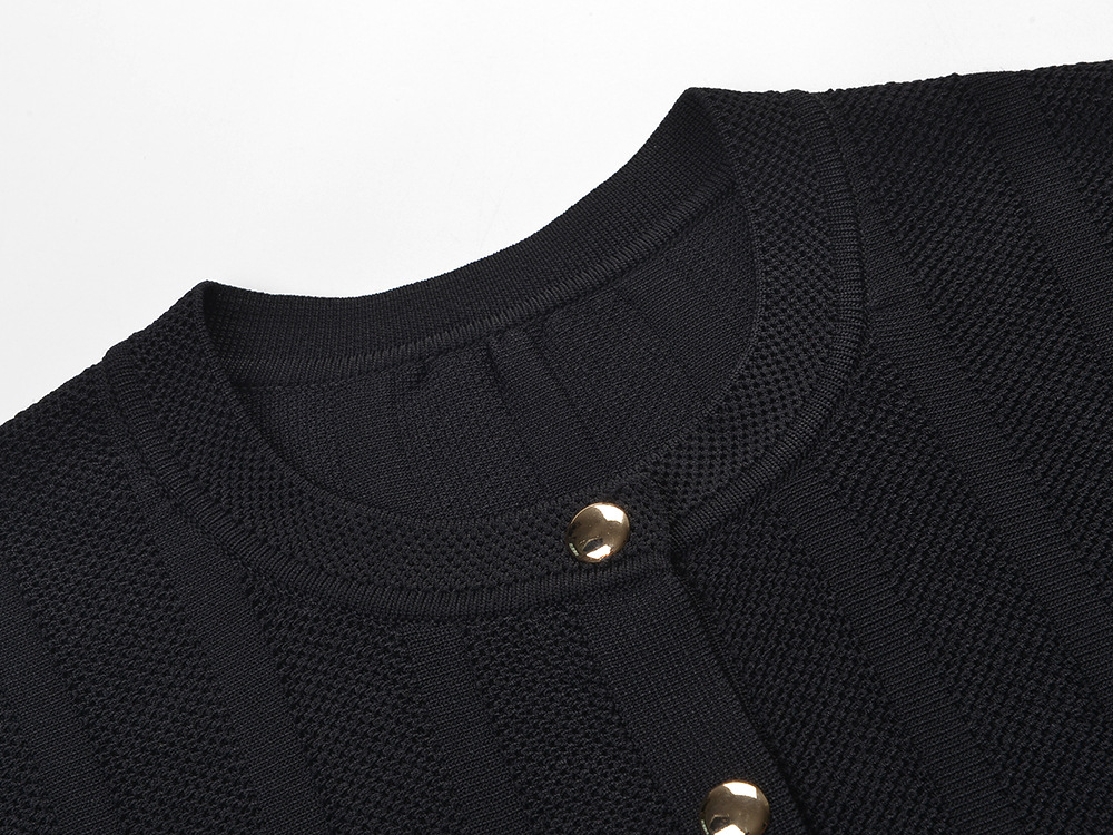 Makana Black Knit Cardigan