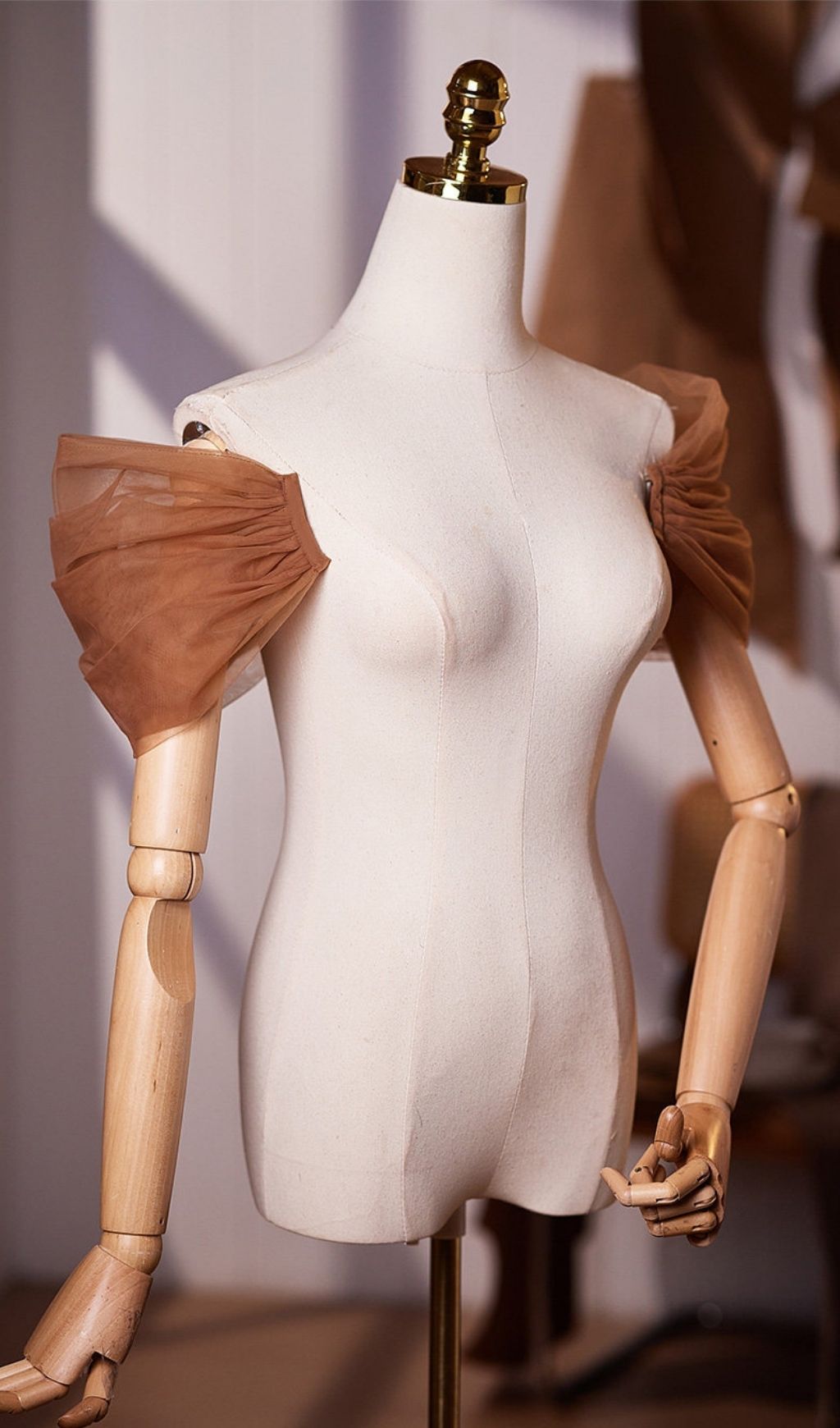 Lei Brown DIY Mesh Shawl - OWNCI Lei Brown DIY Mesh Shawl - OWNCI