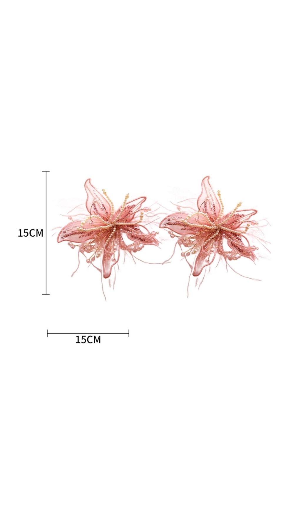 a73769b3da335afcc32f8f419a59233c Leia Pink Feather Beaded Earrings