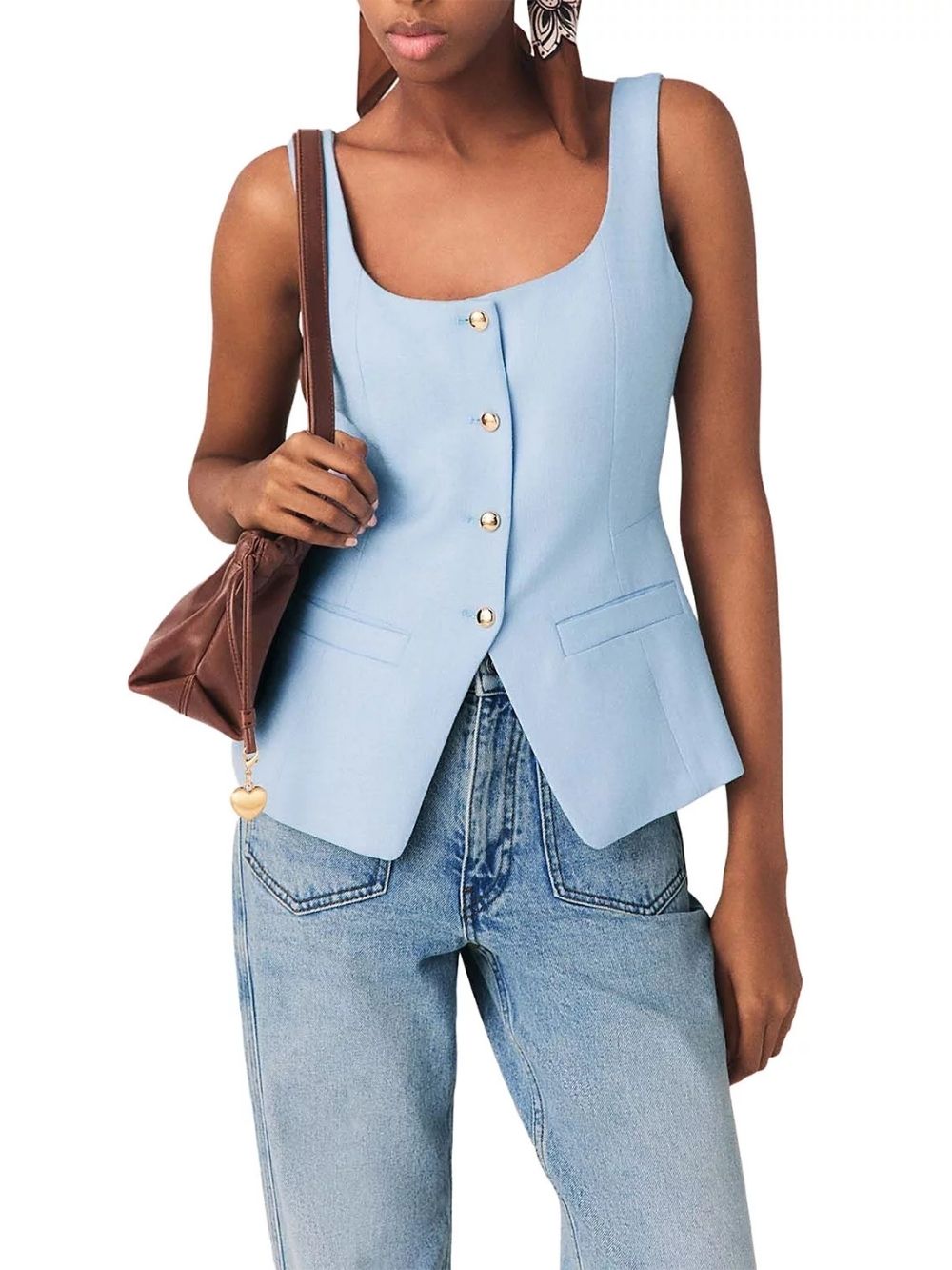 Londibly Sleeveless Tailored Jacket - OWNCI Londibly Sleeveless Tailored Jacket - OWNCI