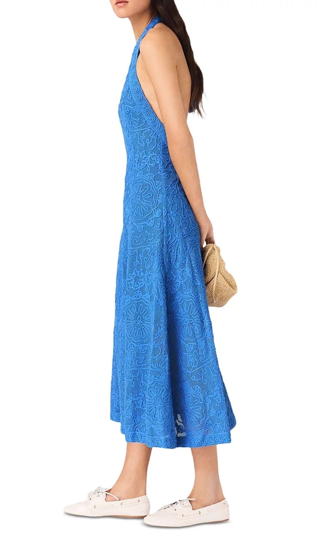 Fashionslee Women Raros Backless Guipure Lace Dress