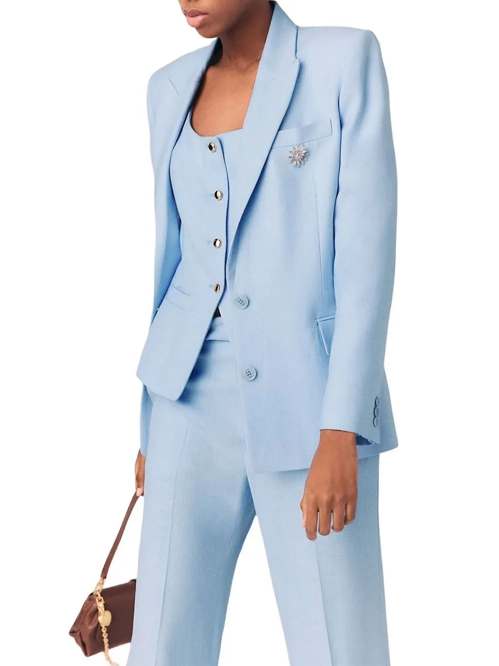Vigalue Double Breasted Suit Jacket - OWNCI