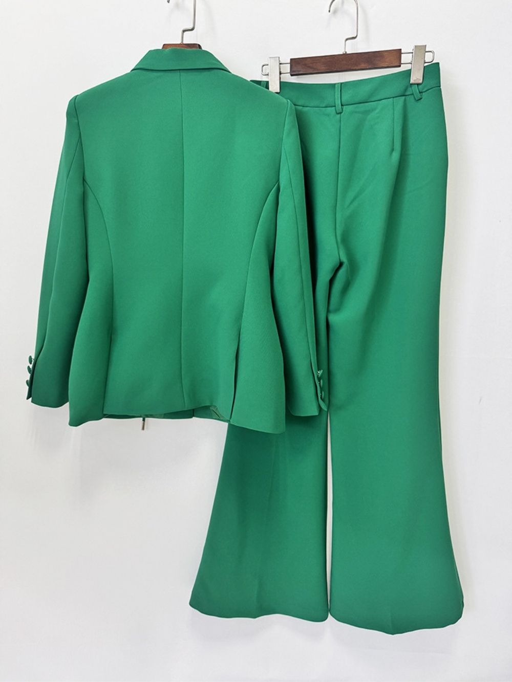 Malala Green Lace-Up Blazer Set - OWNCI Malala Green Lace-Up Blazer Set - OWNCI