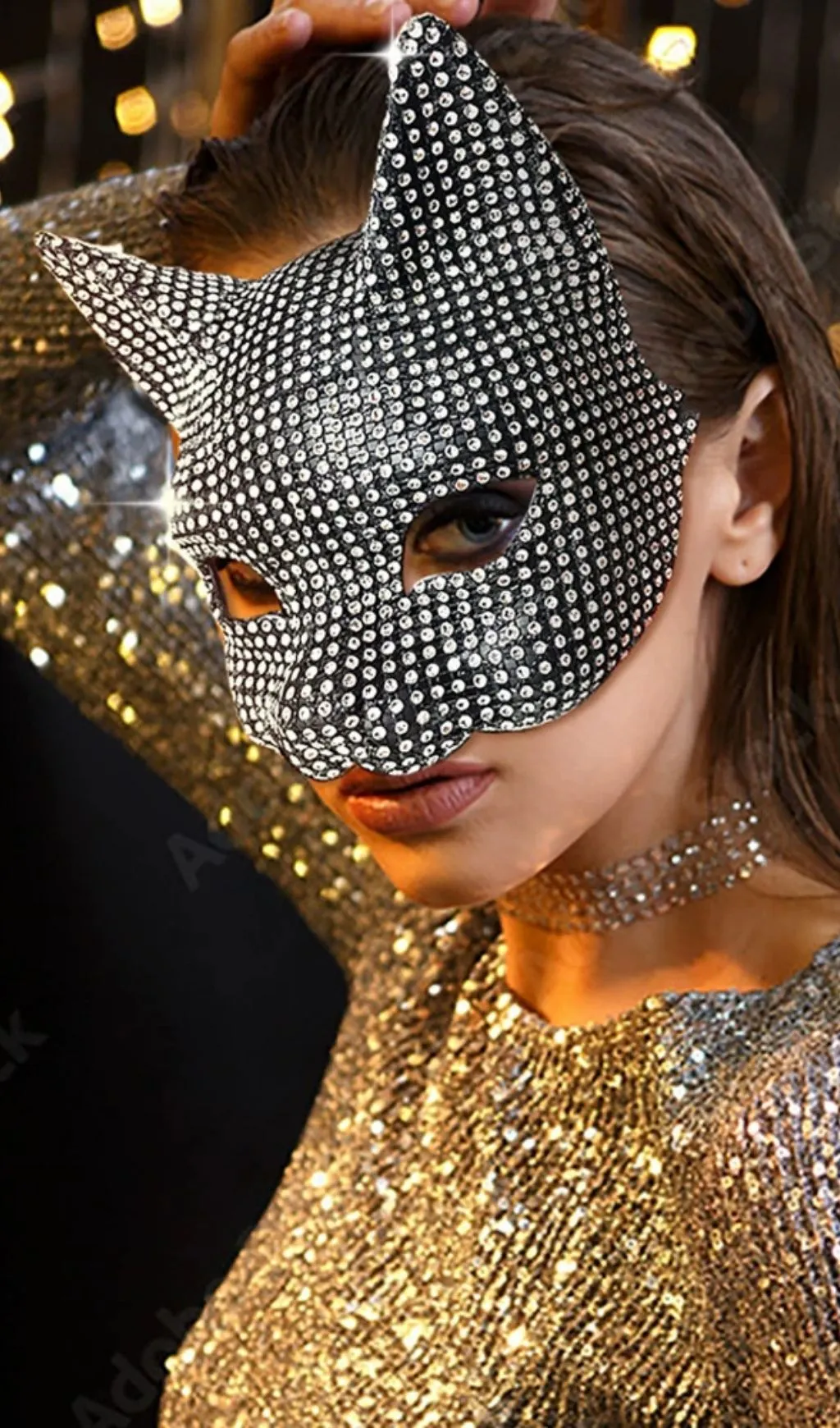 Styx Crystal Cat Mask