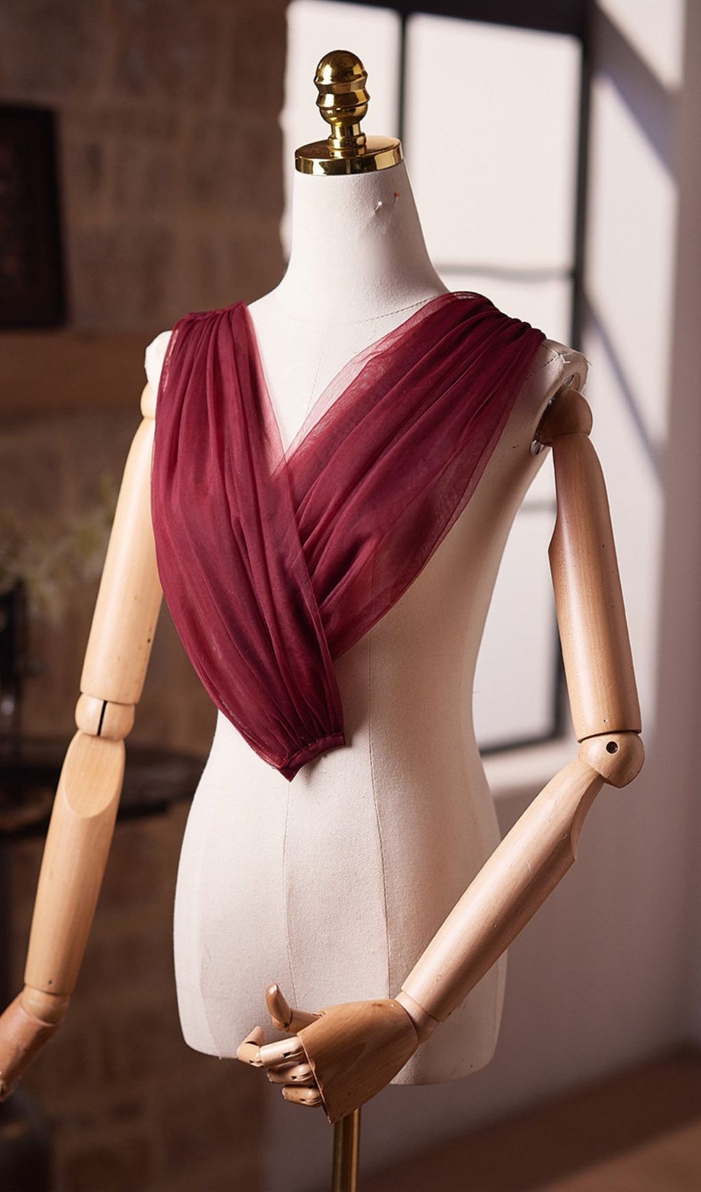 Lei Wine DIY Mesh Shawl - OWNCI Lei Wine DIY Mesh Shawl - OWNCI