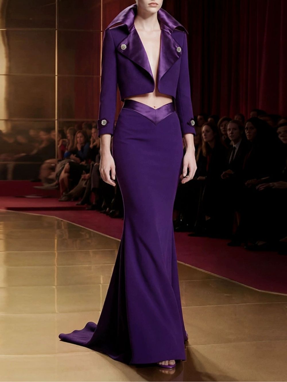 Malaika Purple Two-Piece Set - OWNCI Malaika Purple Two-Piece Set - OWNCI